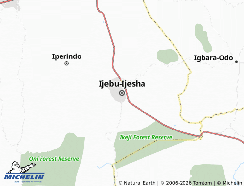 Mappa MICHELIN Ijebu-Ijesha - ViaMichelin