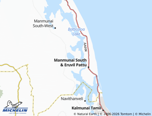 Mappa MICHELIN Vanninagar - ViaMichelin
