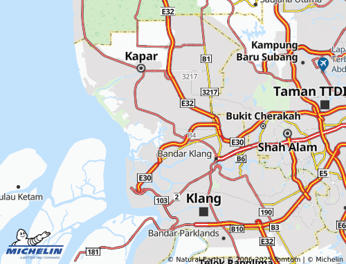 MICHELIN Taman Baiduri map - ViaMichelin