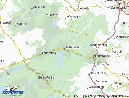 Mapa MICHELIN Mittersheim - ViaMichelin
