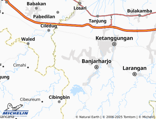 MICHELIN Cigadung map - ViaMichelin