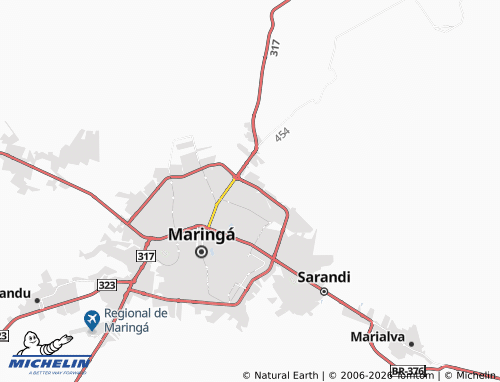 MICHELIN-Landkarte Zona 46 - ViaMichelin