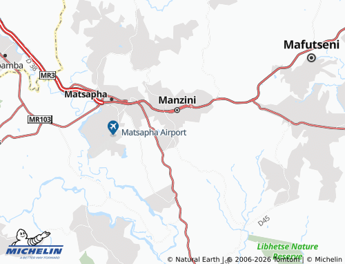 Mappa MICHELIN Ngwane Park Extension 1 - ViaMichelin