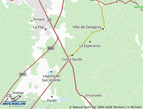Mapa MICHELIN Las Majadas - ViaMichelin