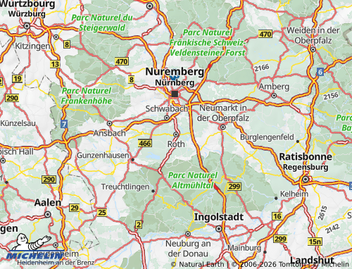 Mapa MICHELIN Roth - ViaMichelin