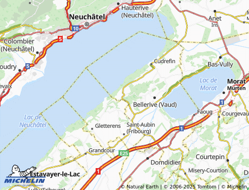 MICHELIN-Landkarte Chabrey - ViaMichelin