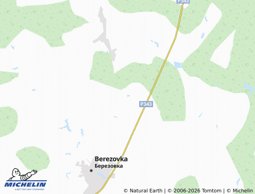 MICHELIN-Landkarte Bartym - ViaMichelin