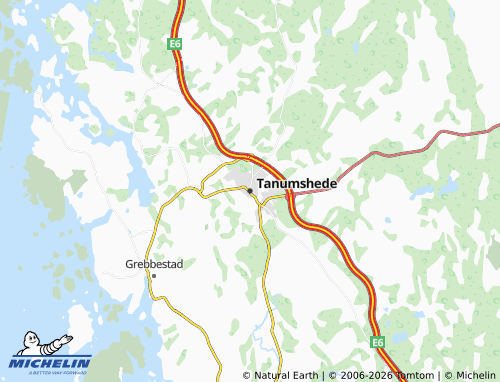 Carte MICHELIN Tanumshede - ViaMichelin