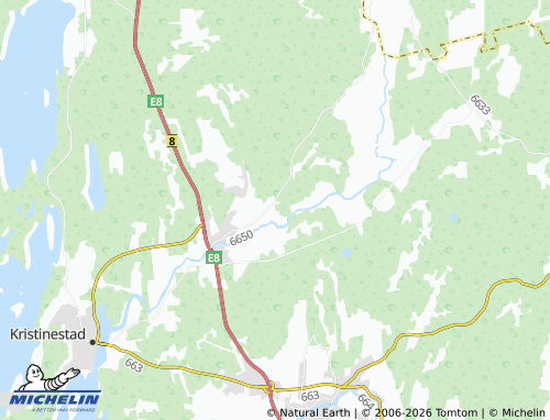 MICHELIN Påskmark map - ViaMichelin