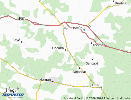 Carte MICHELIN Hocabá - ViaMichelin