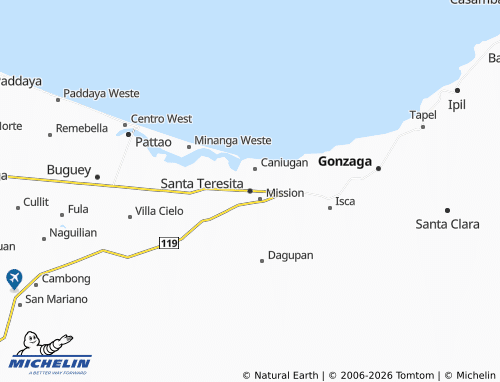 MICHELIN Santa Teresita map - ViaMichelin