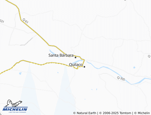 MICHELIN-Landkarte Santa Bárbara - ViaMichelin