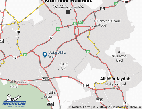 MICHELIN-Landkarte al-Hamra' - ViaMichelin