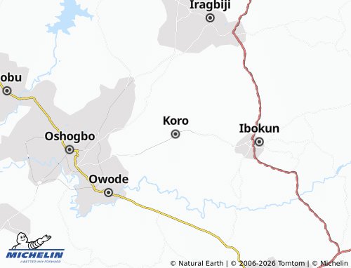 Mappa MICHELIN Koro - ViaMichelin