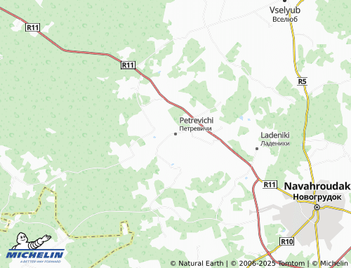 MICHELIN Petrevichi map - ViaMichelin