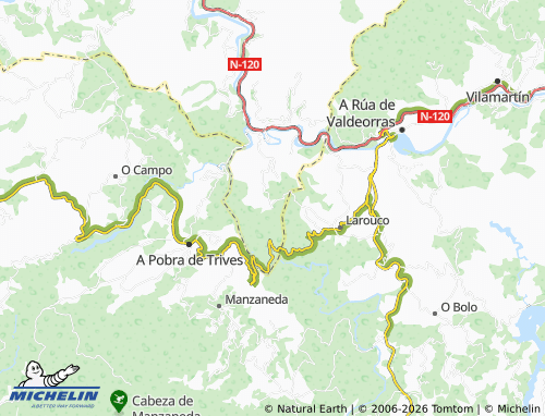 Carte MICHELIN A Bacariza - ViaMichelin