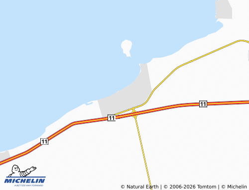 MICHELIN Al Hamra map - ViaMichelin