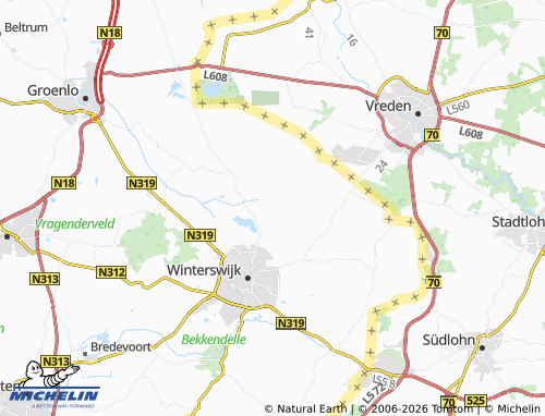 Mapa MICHELIN Huppel - ViaMichelin