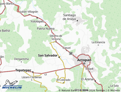 MICHELIN Cañada Grande map - ViaMichelin
