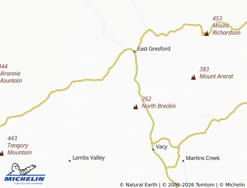 Mapa MICHELIN Fishers Hill - ViaMichelin