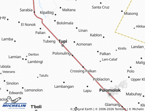 MICHELIN-Landkarte Polonuling - ViaMichelin