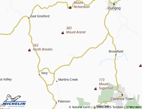 Mapa MICHELIN Hilldale - ViaMichelin