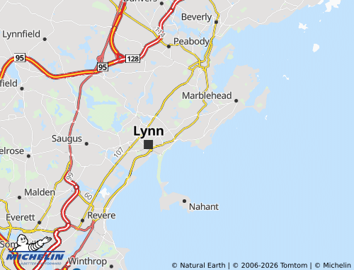 Mapa MICHELIN Swampscott - ViaMichelin