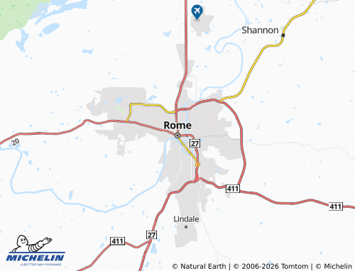 Mappa MICHELIN Rome - ViaMichelin