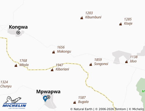 Mappa MICHELIN Sagara - ViaMichelin