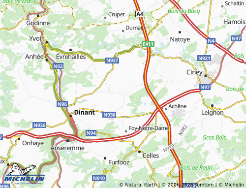 MICHELIN Thynes map - ViaMichelin