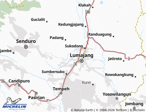 MICHELIN-Landkarte Klanting - ViaMichelin