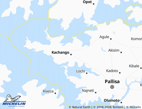 Mapa MICHELIN Kachango - ViaMichelin