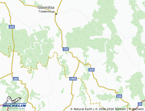 MICHELIN Listets map - ViaMichelin