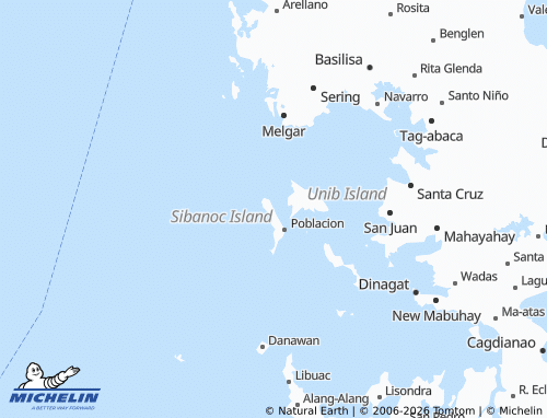 MICHELIN Roxas map - ViaMichelin