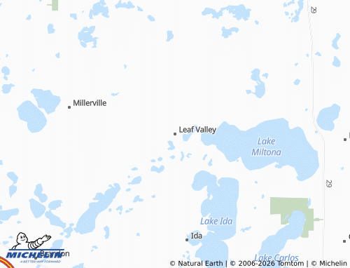 Mapa MICHELIN Leaf Valley - ViaMichelin