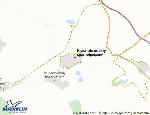 MICHELIN Krasnobrodskiy map - ViaMichelin