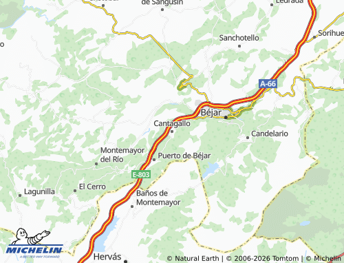 MICHELIN Cantagallo map - ViaMichelin