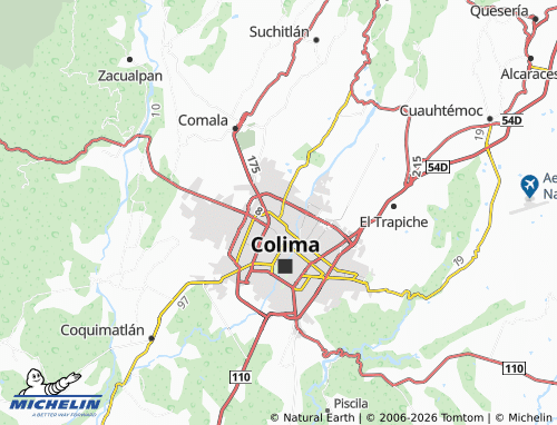 MICHELIN-Landkarte Colinas del Carmen - ViaMichelin