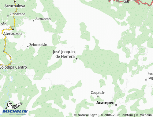 Mappa MICHELIN Ixcatla - ViaMichelin