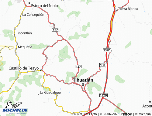 Mapa MICHELIN Tecomate - ViaMichelin