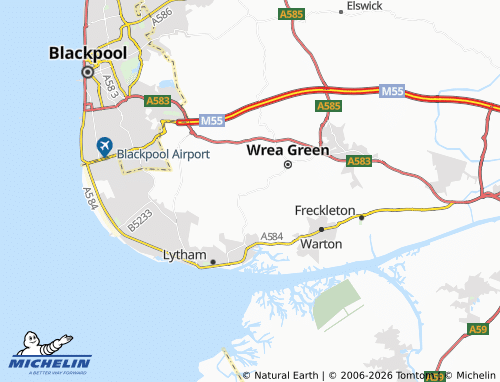Mappa MICHELIN Moss Side - ViaMichelin