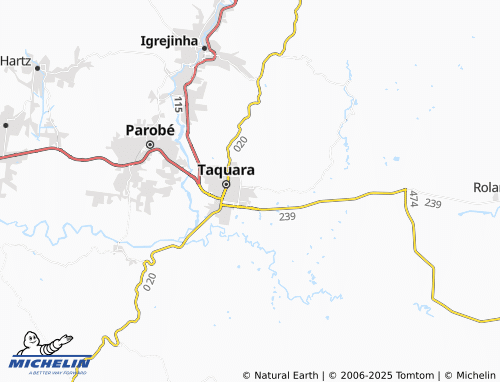 MICHELIN Mundo Novo map - ViaMichelin