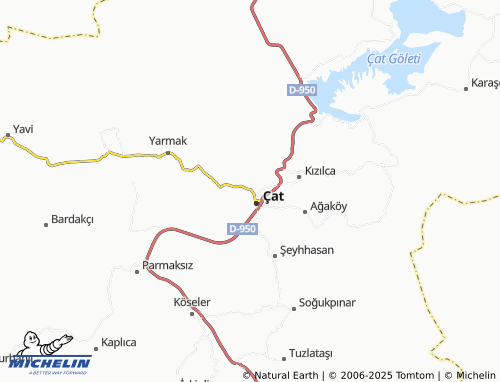 MICHELIN Oyuklu map - ViaMichelin