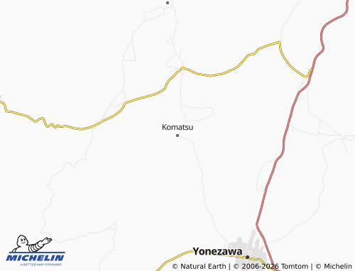 MICHELIN-Landkarte Komatsu - ViaMichelin
