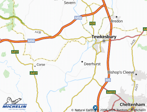 Carte MICHELIN Chaceley - ViaMichelin