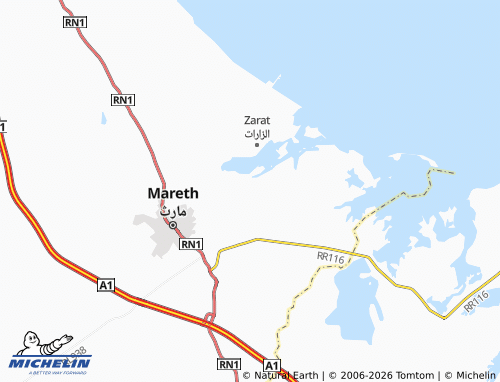 Mappa MICHELIN Zarat - ViaMichelin