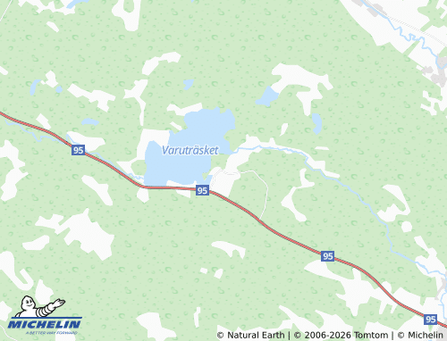 MICHELIN Varuträsk map - ViaMichelin