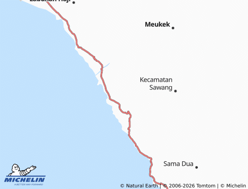 MICHELIN Ladang Baro map - ViaMichelin