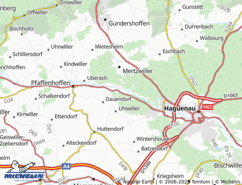 Carte MICHELIN Neubourg - ViaMichelin