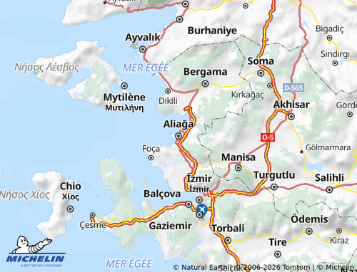 Kaart MICHELIN Aliağa - ViaMichelin
